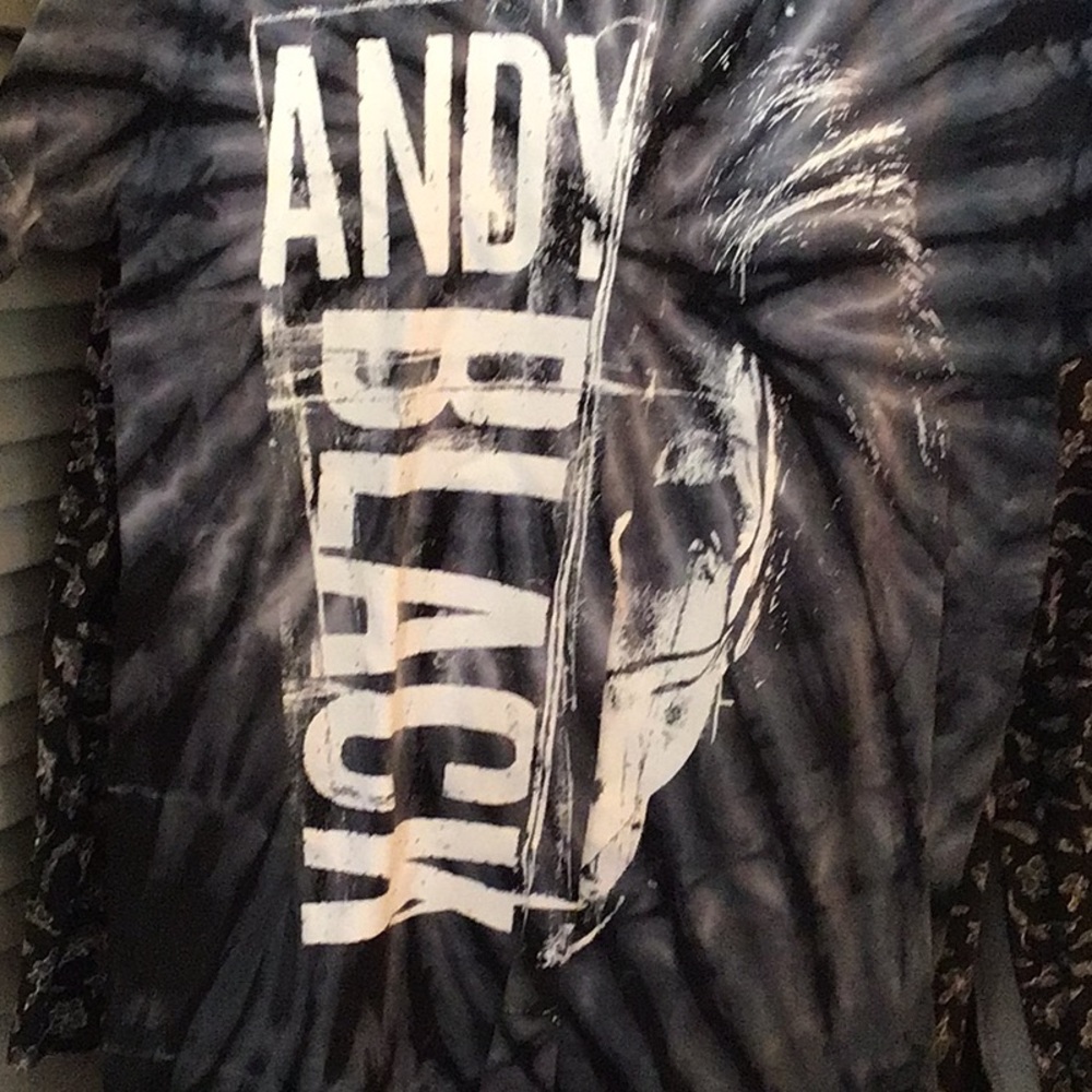 Andy Black from Black Veil Brides Vans Warped Tour shirt